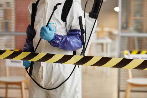 Professional Crime Scene Cleanup technician working in Center Ossipee, NH
